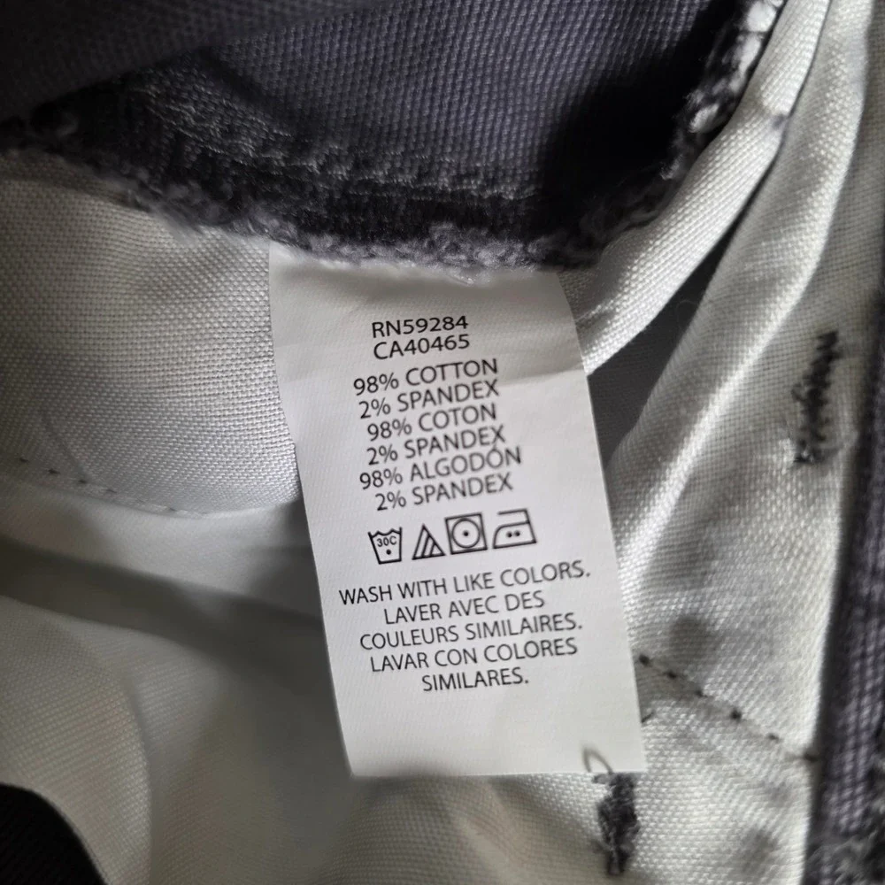 The Childrens Place Canvas Carpenter Pants Boys Size 6 Tempest Gray NEW Outdoors